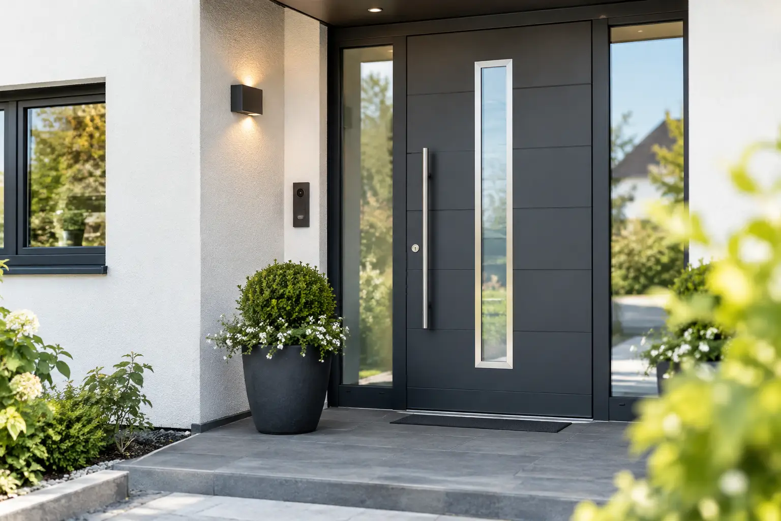Ideen für Haustür Design: modern und sicher