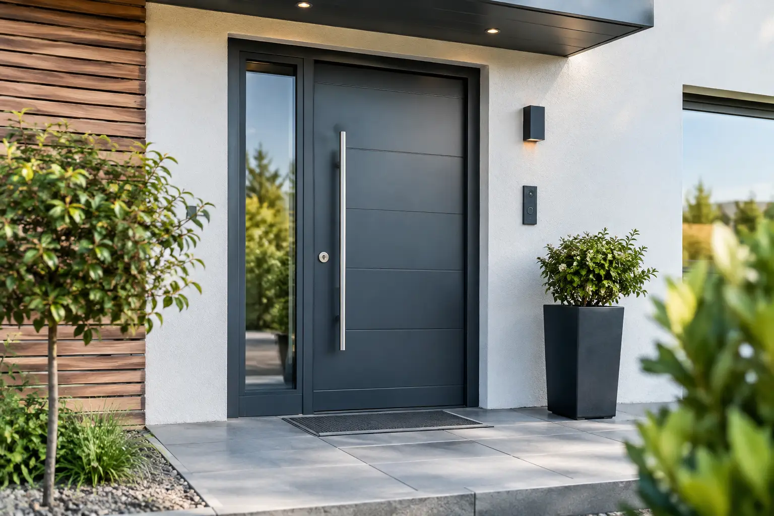 Ideen für Haustür Design: modern und sicher