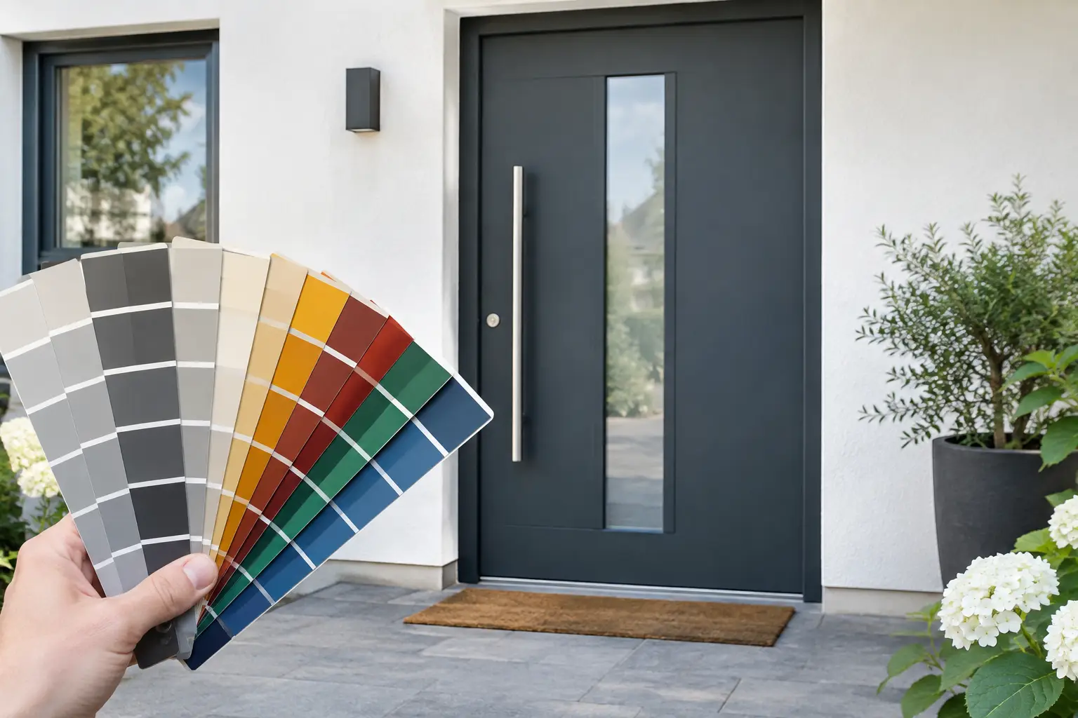 RAL-Farbe für die Haustür richtig auswählen