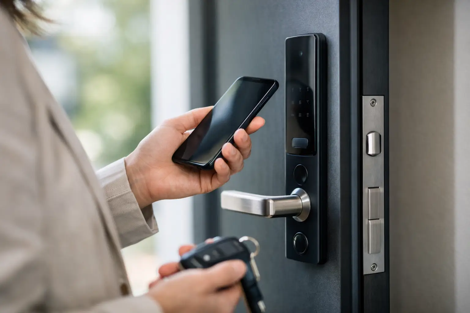 Wie funktioniert Keyless Entry an der Haustür?